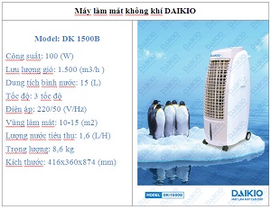 Máy làm mát DAIKIO DK-1500B